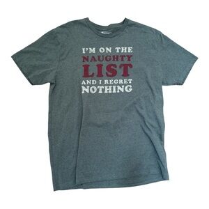 Holiday Gray Graphic Tee